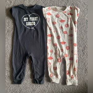 Cat & Jack Baby Romper Duo